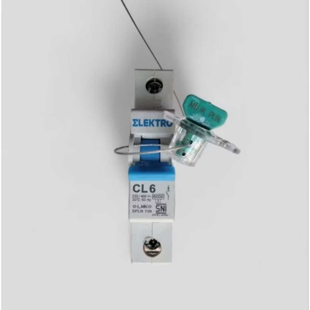 MCB PLN modif elektro original anti jeglek bisa request bonus segel modif  2a -63 2a 4a 6a 10a 16a 2