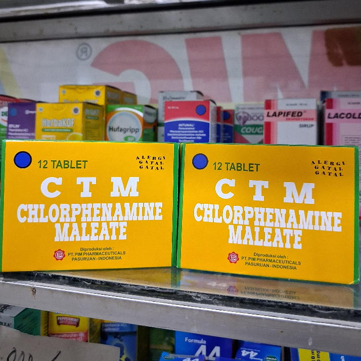 CTM 12 TABLET - OBAT ALERGI