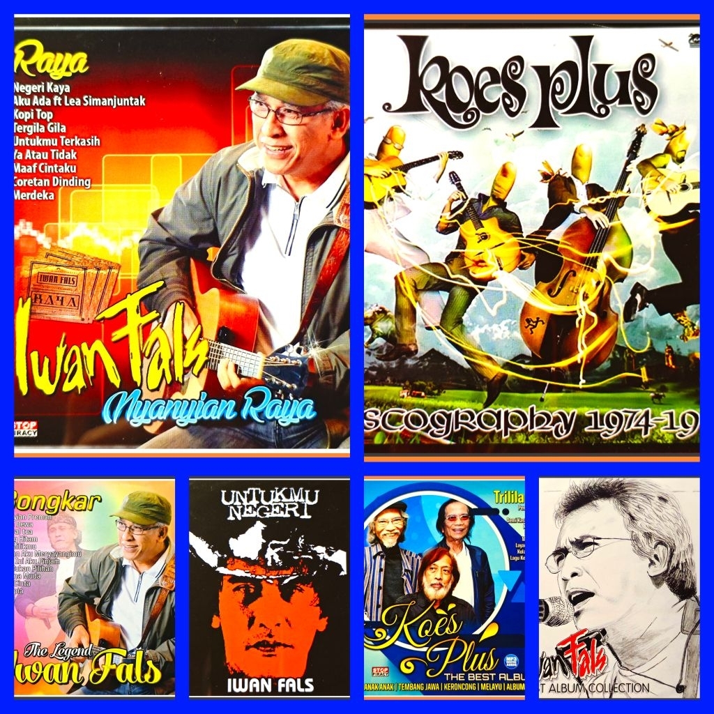 Kaset MP3 Audio Lagu Pop Kenangan Iwan Fals - Koes Plus Album Nostalgia Terbaik