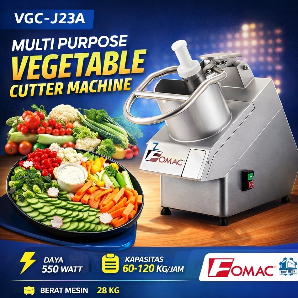 MULTI PURPOSE VEGETABLE CUTTER MACHINE (FOMAC) VGC-J23A