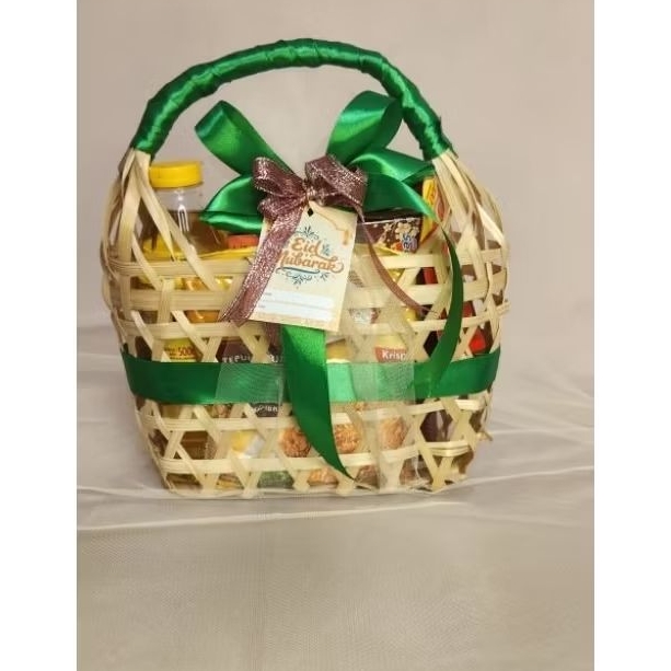 Hampers lebaran | Parcel anyam bambu | Hampers Lebaran anyam bambu
