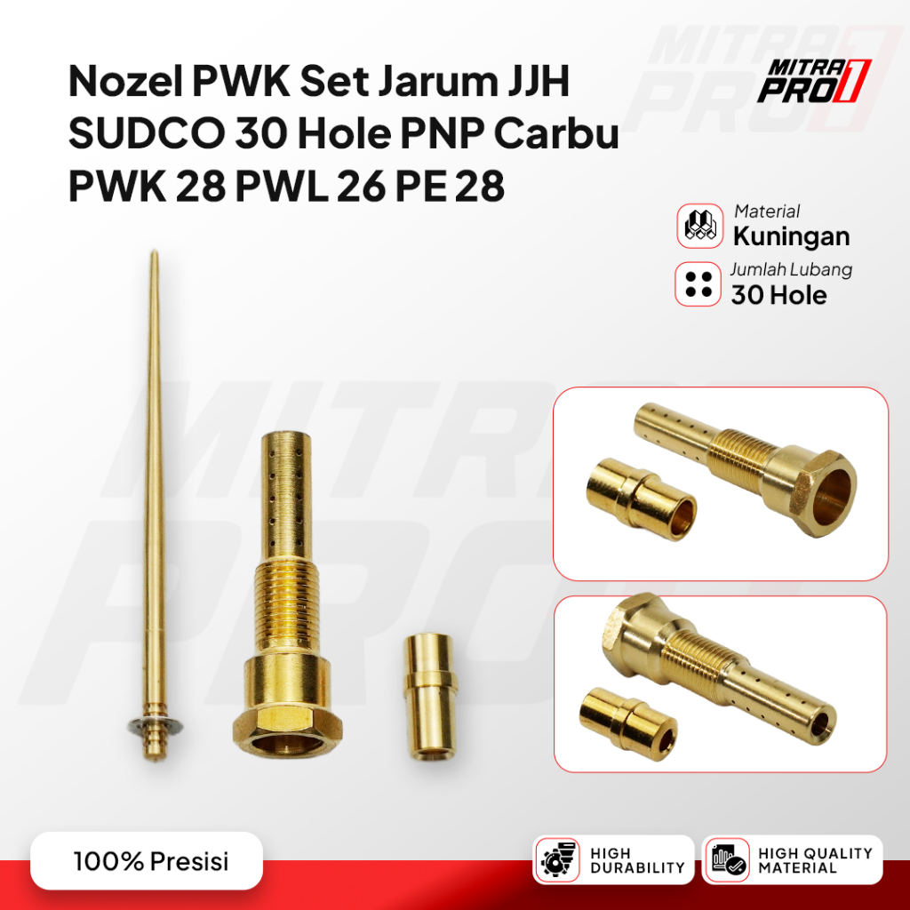 NOZEL PWK SET JARUM JJH SET SUDCO 8 18 30 HOLE LOBANG PNP CARBU PWK 28 PWL 26 PE 28