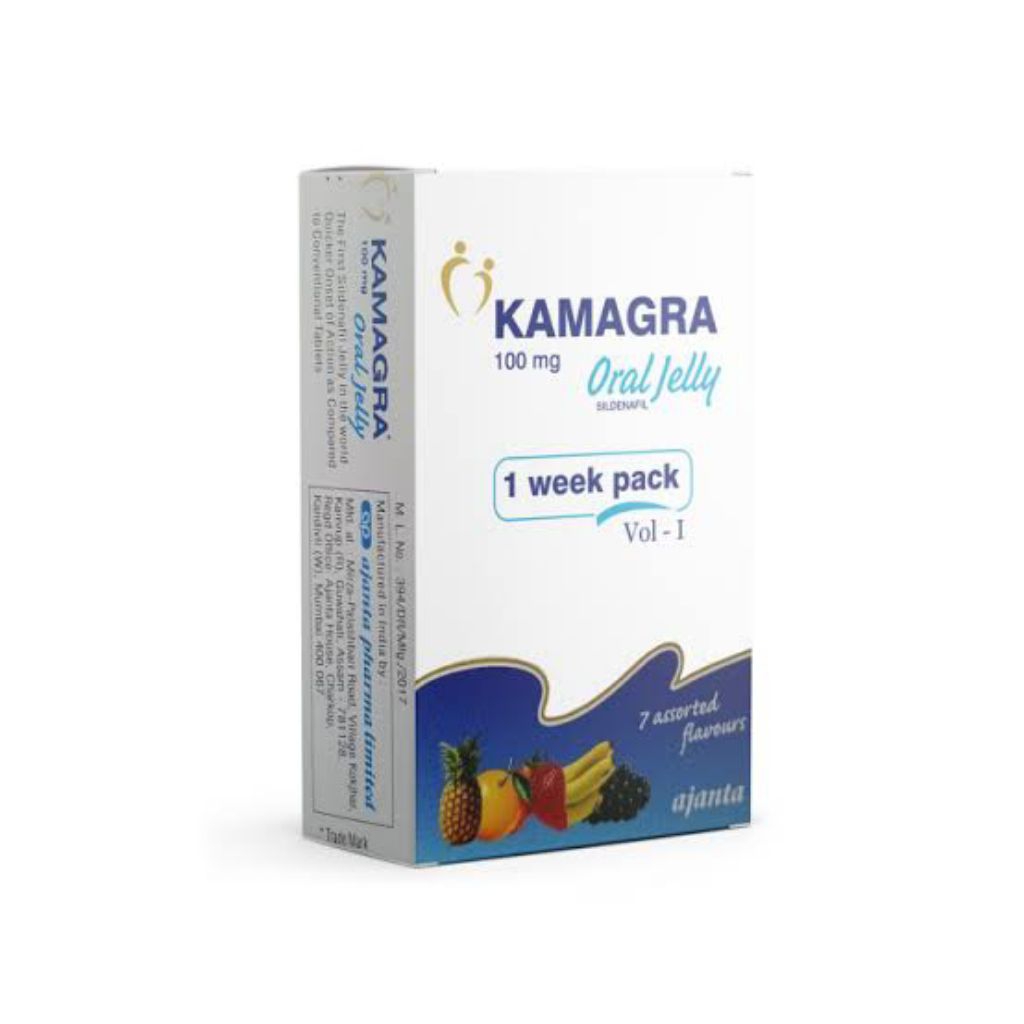 KAMAGRA.ORAL JELLY 100MGASLI ORIGINAL ISI 7SACHET RASA