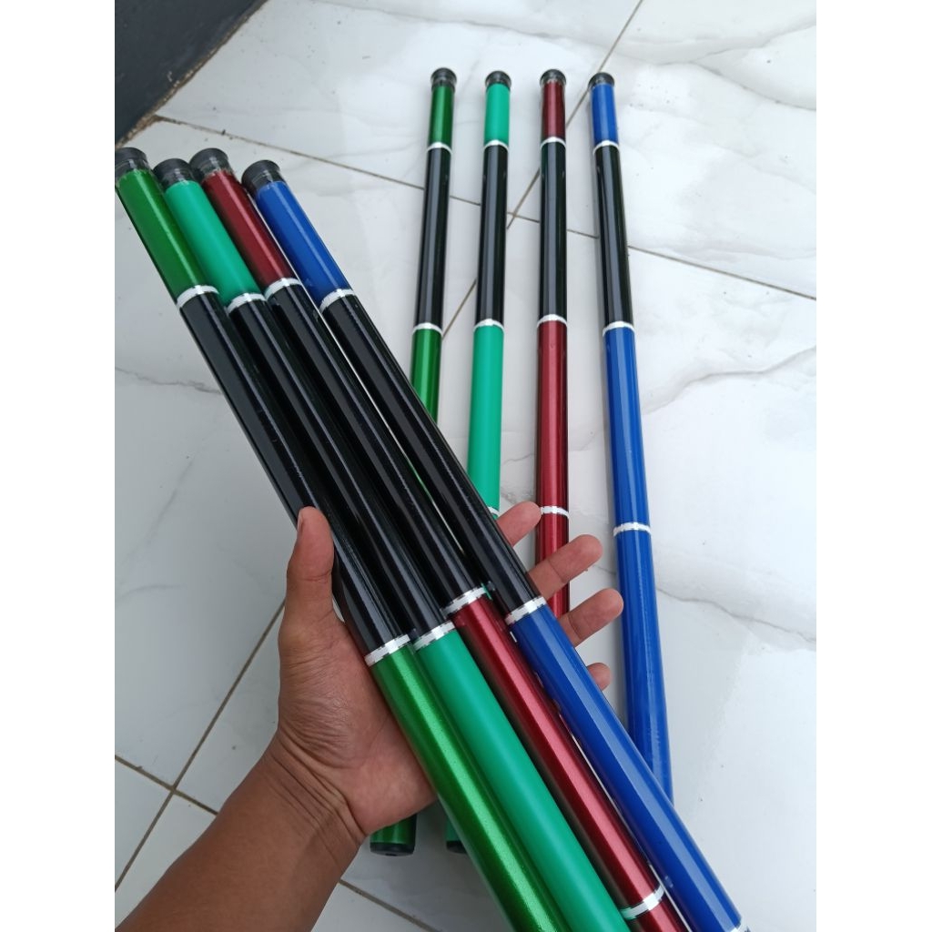 Tegek Bendera 5 meter, 6 meter 7 meter, 540 630 720 Joran Tegek Pancing kuat Tongkat Bendera sholawa