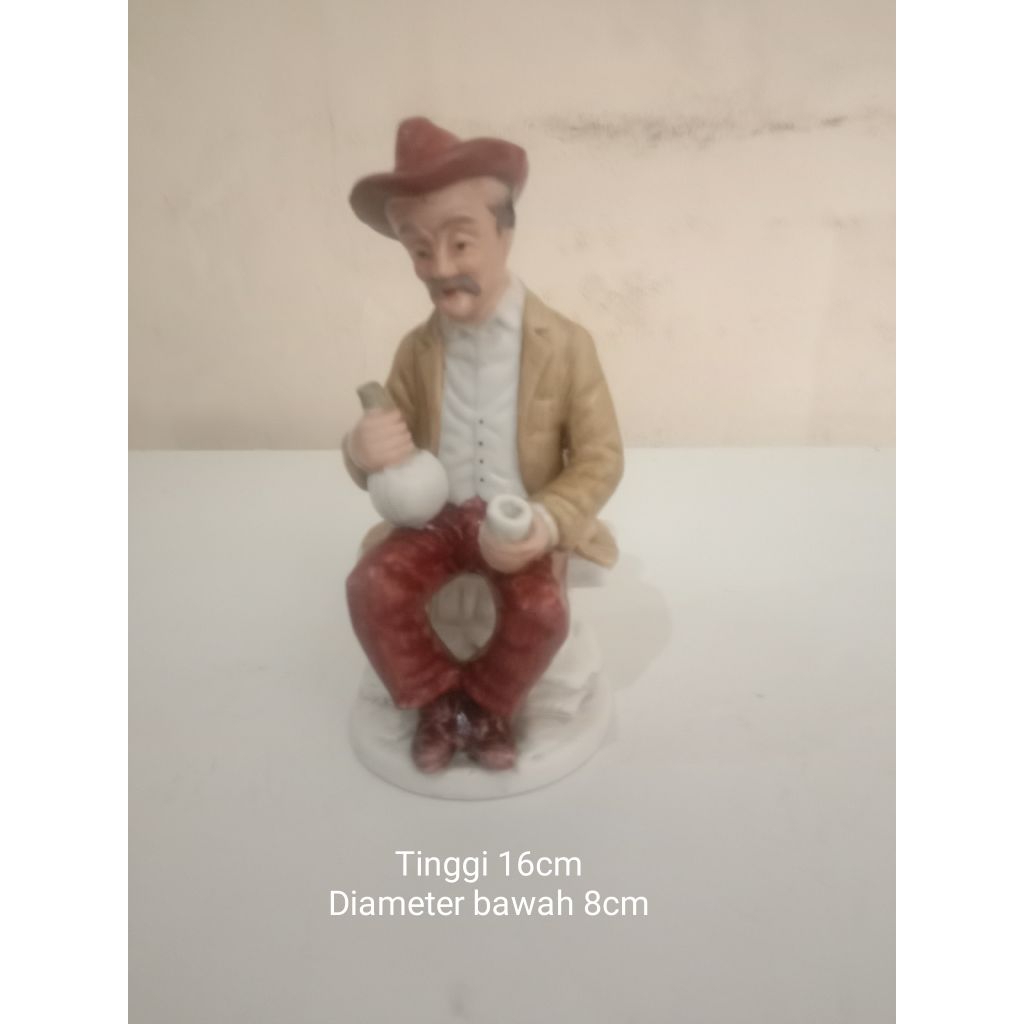 Patung Keramik Vintage Preloved