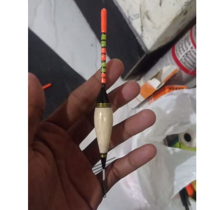 Pelampung Pancing Anti Badai Kayu Balsa Gembungan mentahan