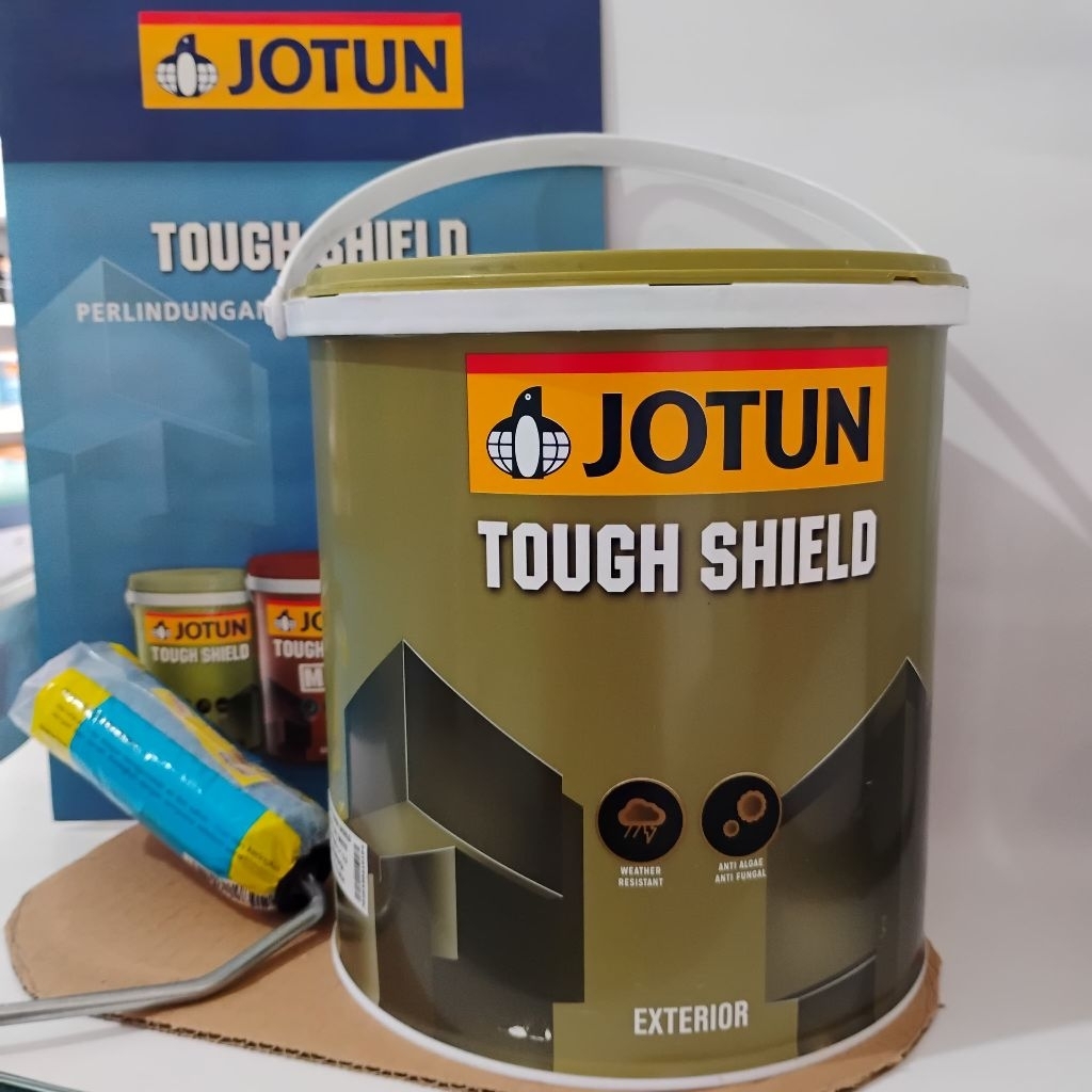 Cat Tembok Exterior JOTUN TOUGHSHIELD WHITE 3,5liter(5kg)