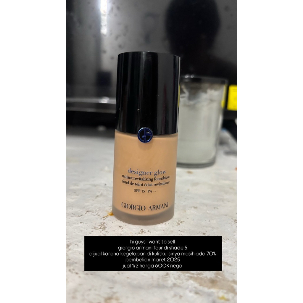 Preloved Foundation Giorgio Armani shade 5