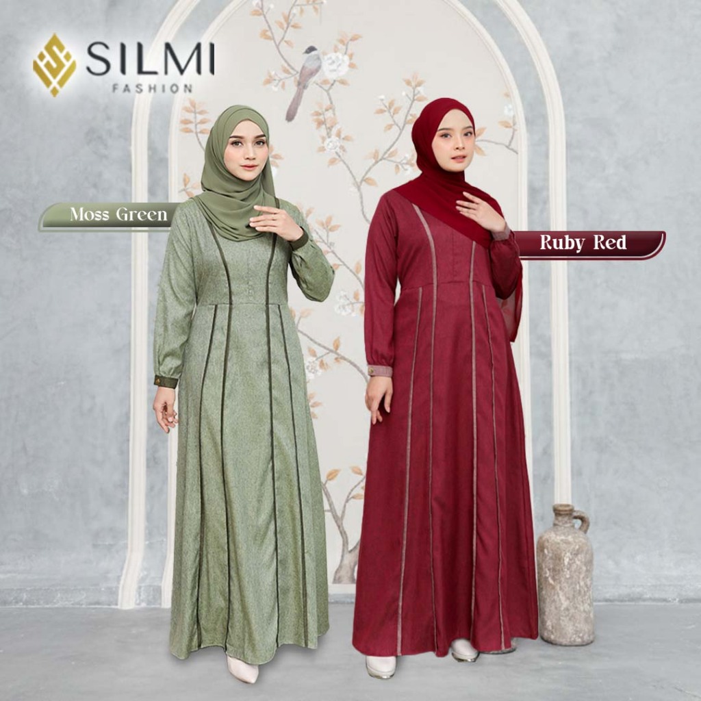 SILMI - Gamis Polos Premium - Gamis Daily Remaja Puspita