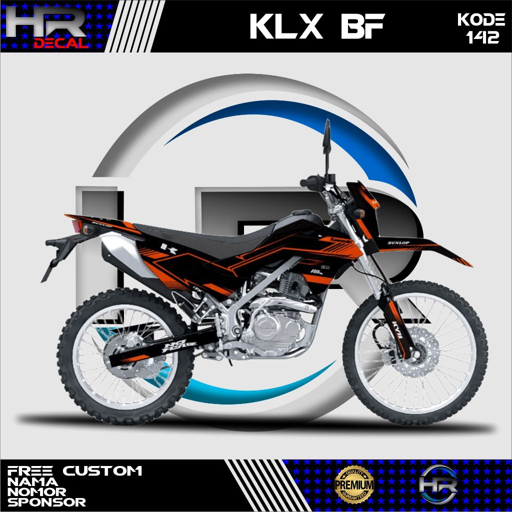 Decal KLX BF 150 Monster Energy Style | Full Body Kit Premium Quality