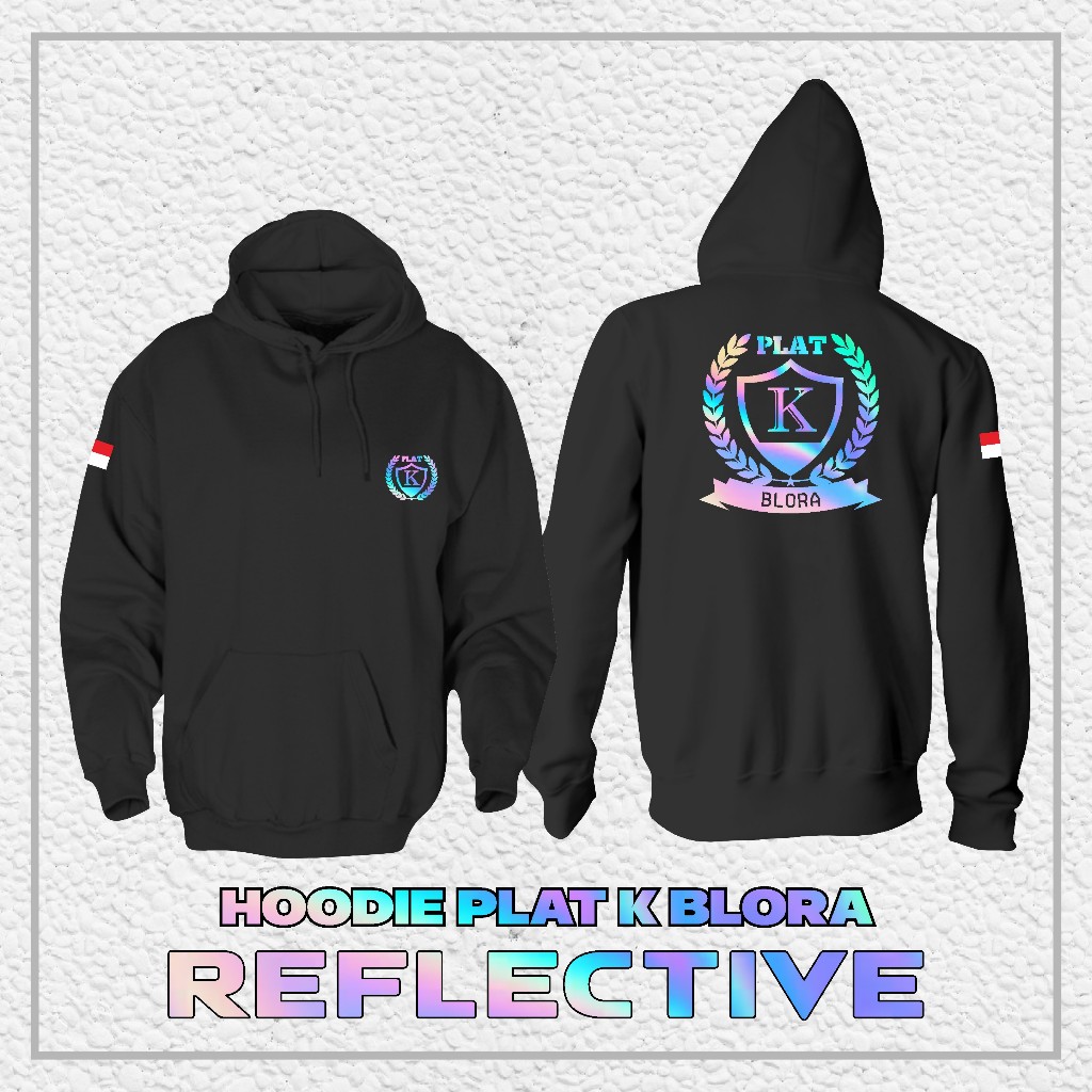 Hoodie Jaket PLAT K BLORA REFLEKTIF