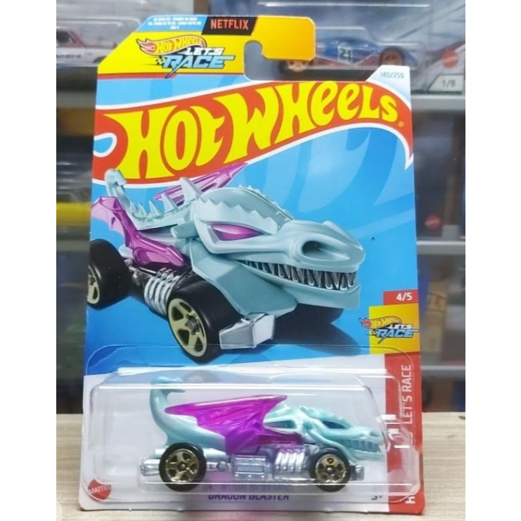 HOT WHEELS DRAGON BLASTER BLUE 2024 / HOT WHEELS DRAGON BLASTER