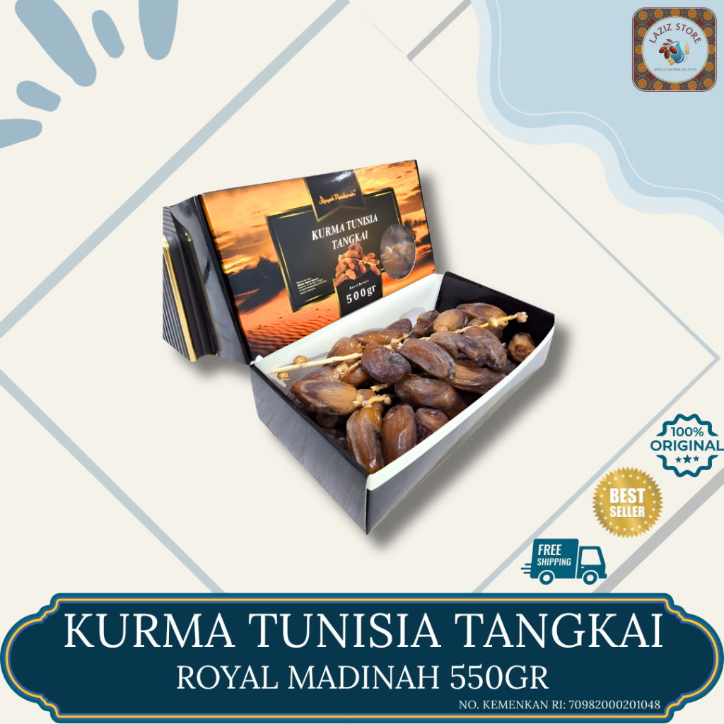 Kurma Tunisia Tangkai Royal Madinah