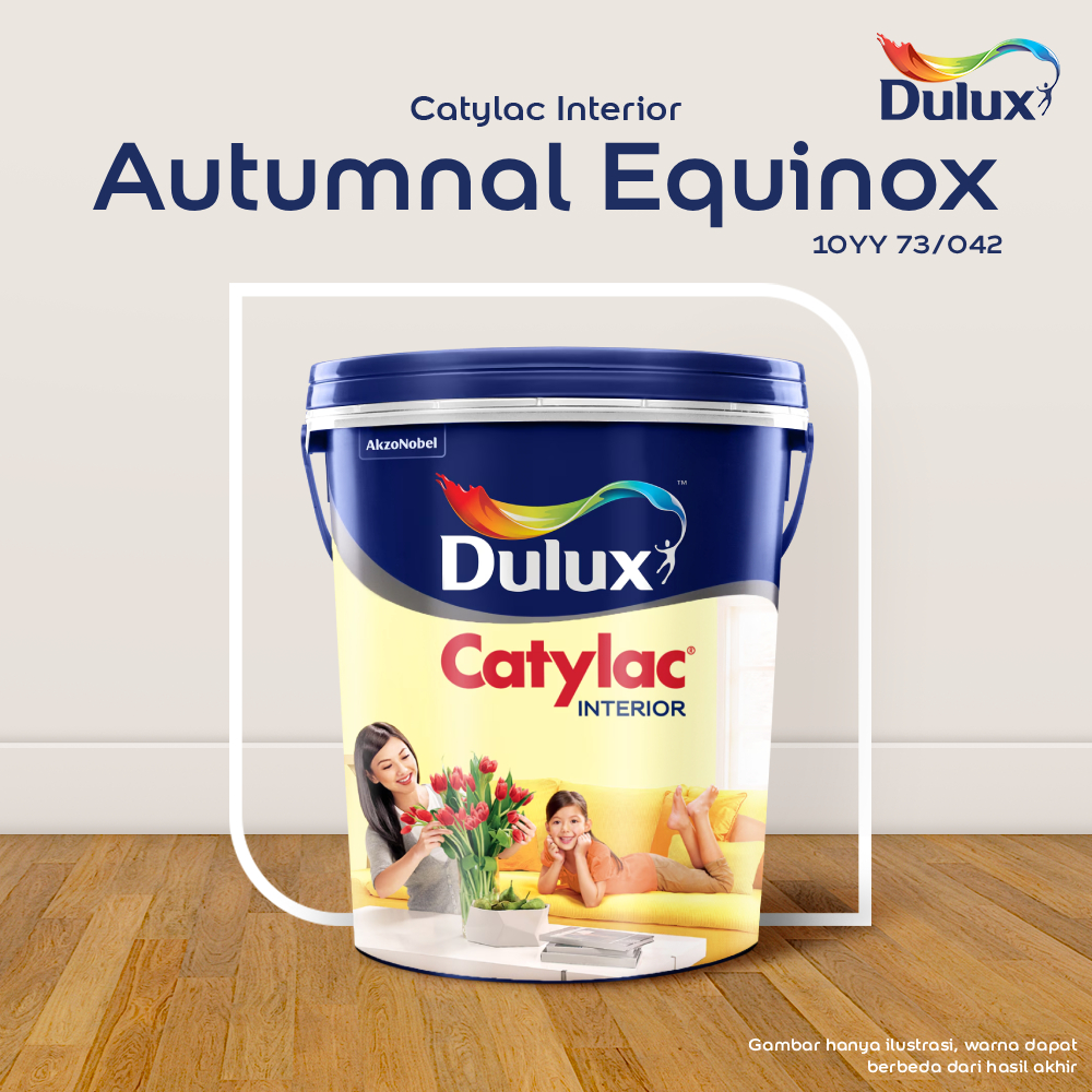 CAT TEMBOK AUTUMNAL EQUINOX DULUX CATYLAC INTERIOR - 5 KG CAT AUTUMNAL EQUINOX 20YY 69/120 CAT TEMBO