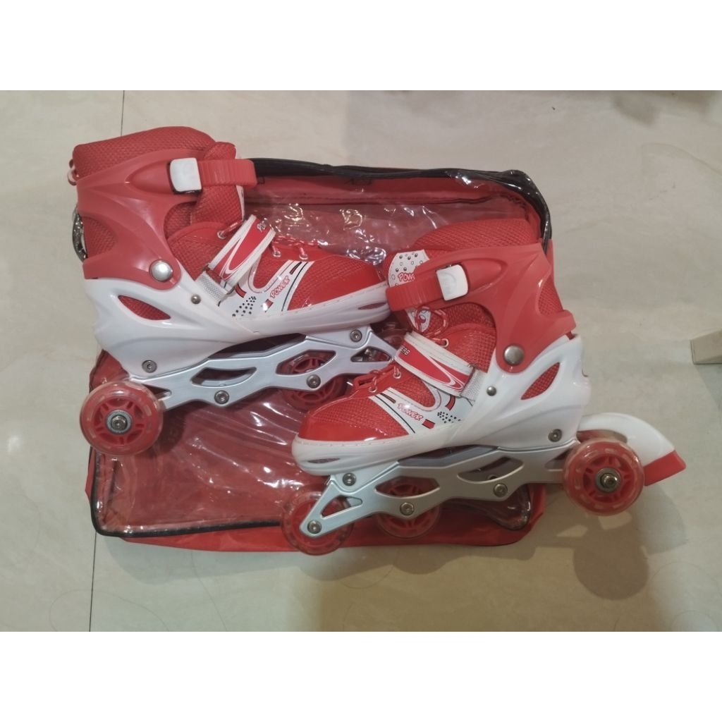Sepatu Roda Anak Power Inline Skate Power Roller Skate Roda Baja Preloved