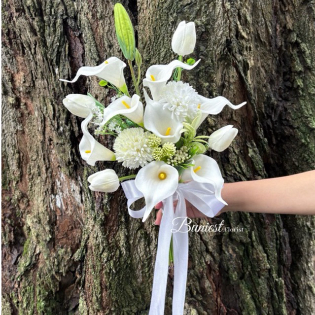 Hand bouqet Calla Lily mini / Bo Bunga Calla lily / Calla lily Bouqet / Hand bouquet Wedding/ buket 