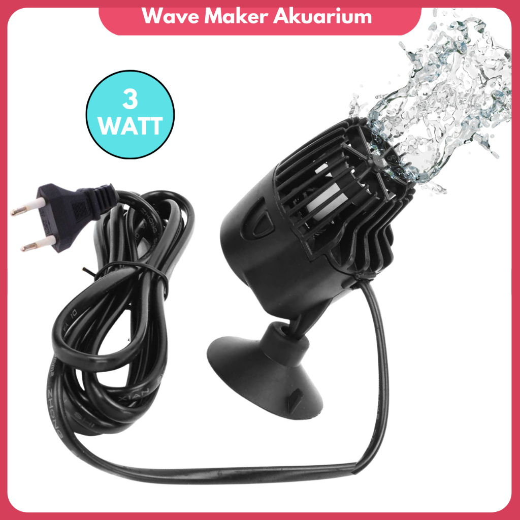 Wave Maker Akuarium 3 Watt Mesin Pembuat Arus Akuarium Sirkulasi Kolam Ikan