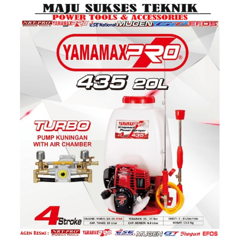 Mesin Semprot Hama Knapsack Power Sprayer 4 Tak 20 Liter 435