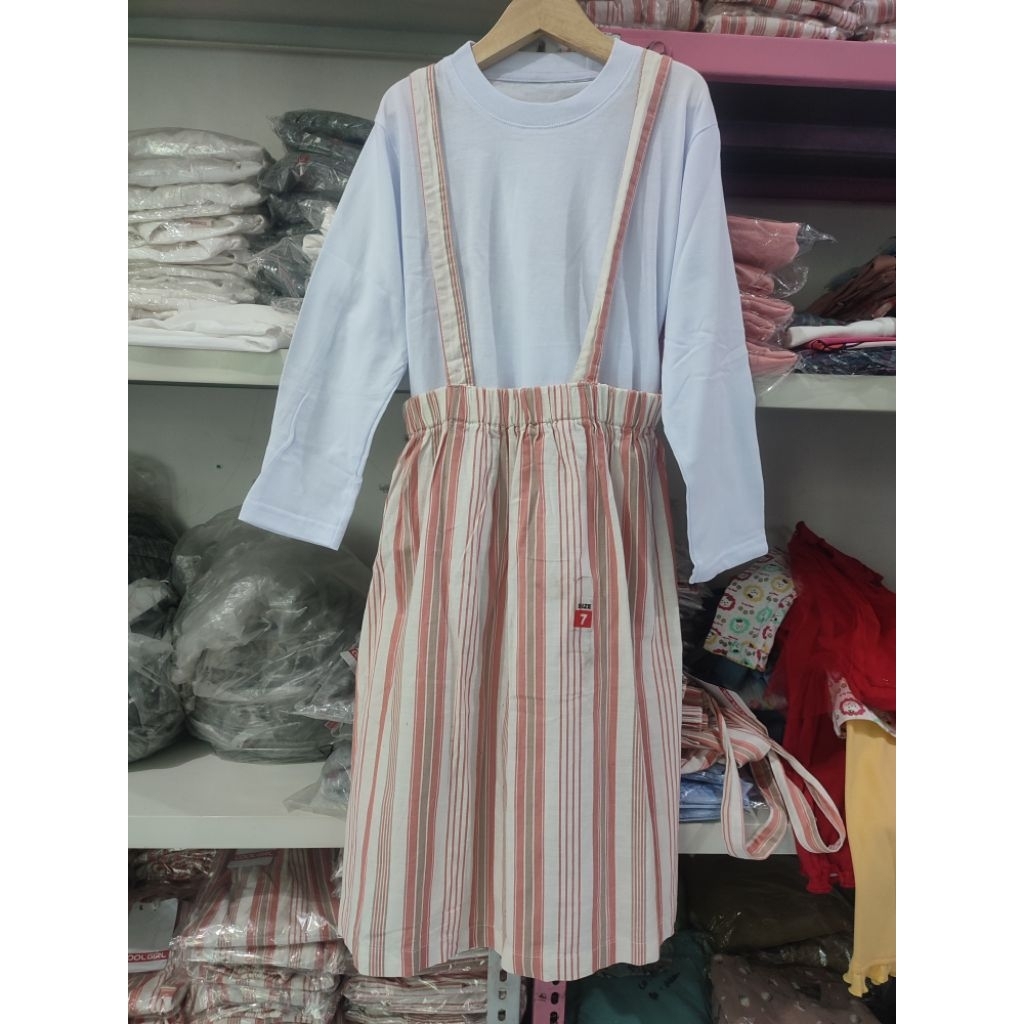 4-12 tahun overall + Inner anak perempuan Brand Cool Girl