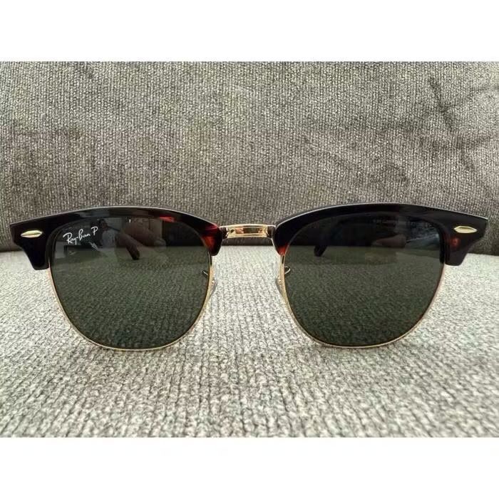 Kacamata Rayban Clubmaster RB3016 Tortoise Polarized Secen Original
