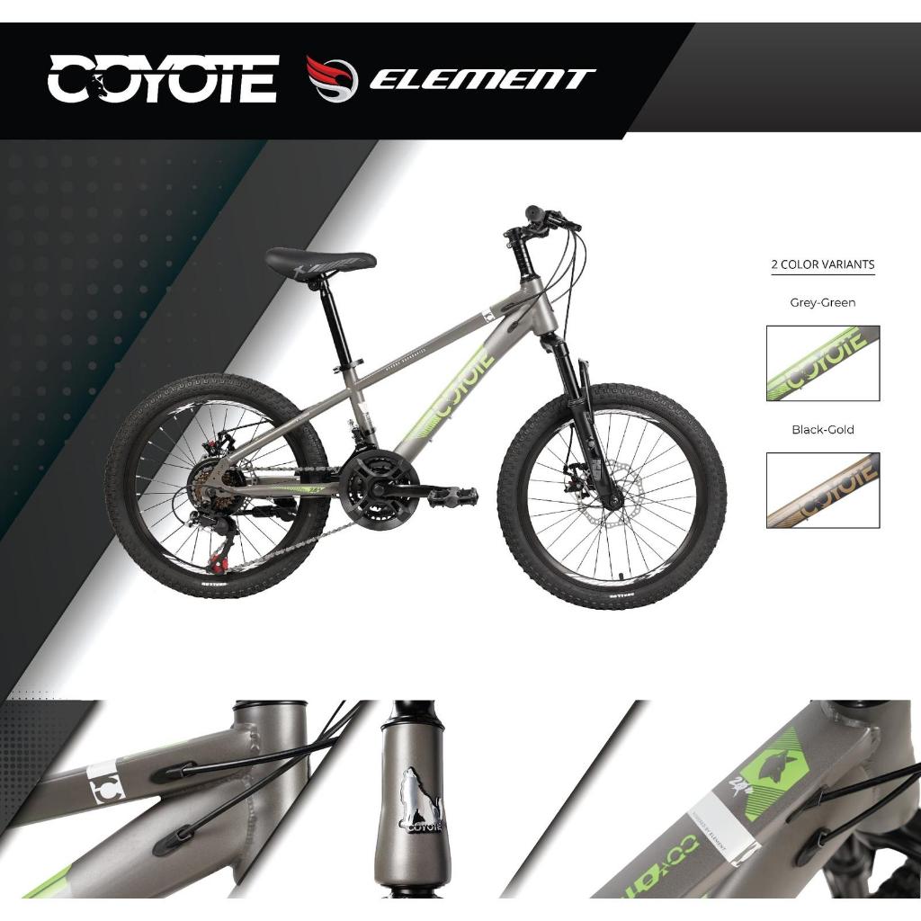 sepeda gunung mtb 20 inch coyote 7speed BY element //  sepeda gunung mtb 20 inch axxil