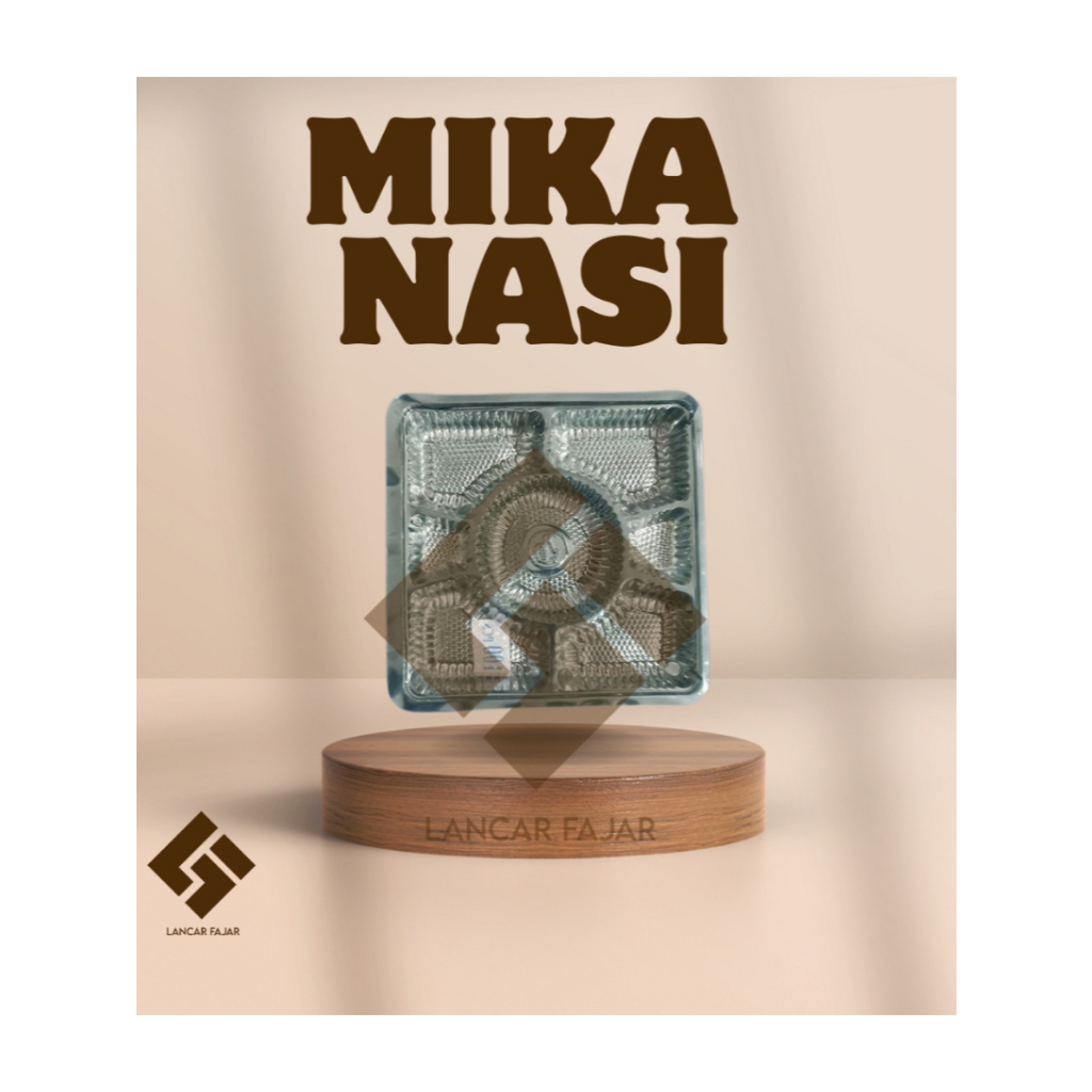 [100 biji] MIKA NASI KATERING 22x22 /MIKA NASI BULAT TENGAH / MIKA NASI SEKAT 7 / MIKA PREMIUM UNTUK