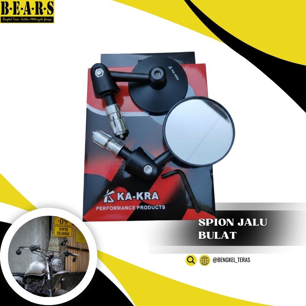 Spion Jalu Bulat Benelli atau Universal Motor Custom