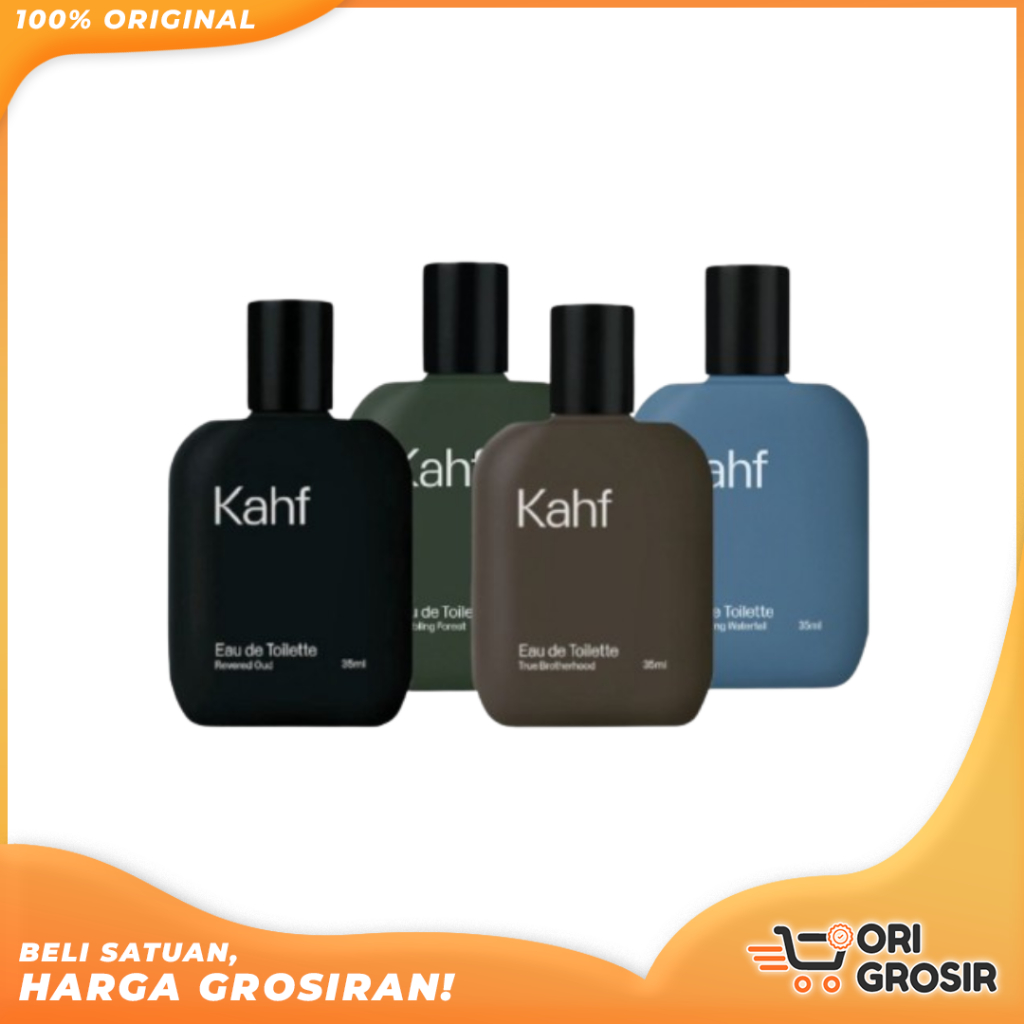 ORI Grosir | Kahf Eau de Parfum EDP 100 ml Saffron Oud Revered Oud Parfum Pria