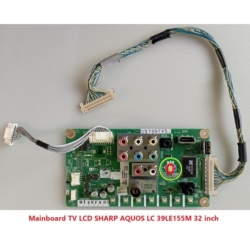 MAINBOARD TV SHARP AQUOS Seri LC-39LE155M / MODUL TV SHARP LC-39LE155M / MESIN TV SHARP LC-39LE155M