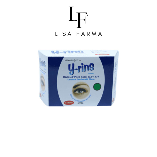 Y-Rins 12Ml Isi 2 Botol Cairan Pembersih Mata Y Rins Cuci Mata