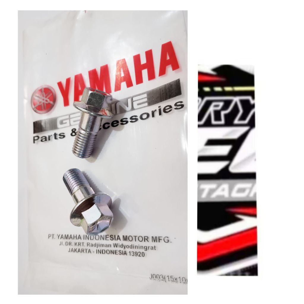 baut breket kaliper cakram Mio j Mio soul GT Xeon set isi 2 ori lospack