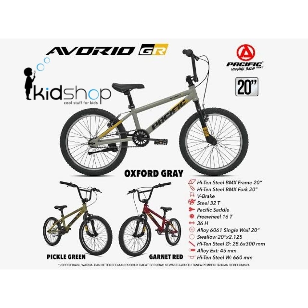 [KID] Sepeda anak REMAJA DEWASA BMX PACIFIC AVORIO NEW SERIES LIMITED PROMO