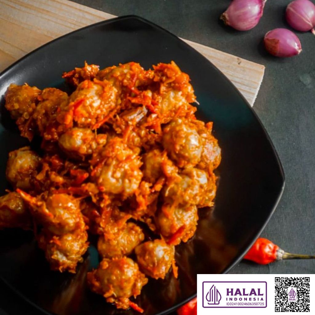 150gr Oseng Mercon Bakso Sapi/ Bakso Mercon Pedas/ Bakso Mercon Pedes Nampol/ Oseng Bakso Mercon/ Ba