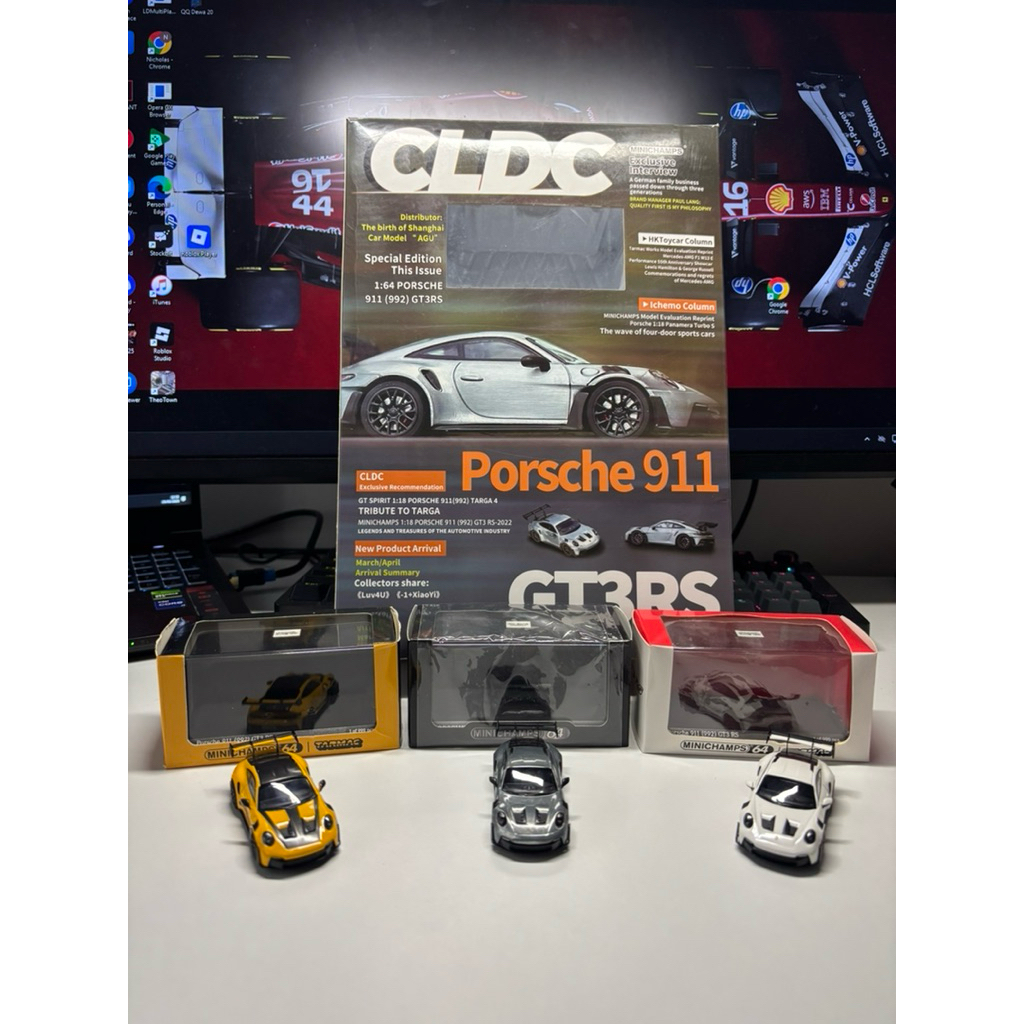 minichamps porsche gt3 rs x tarmac x cldc