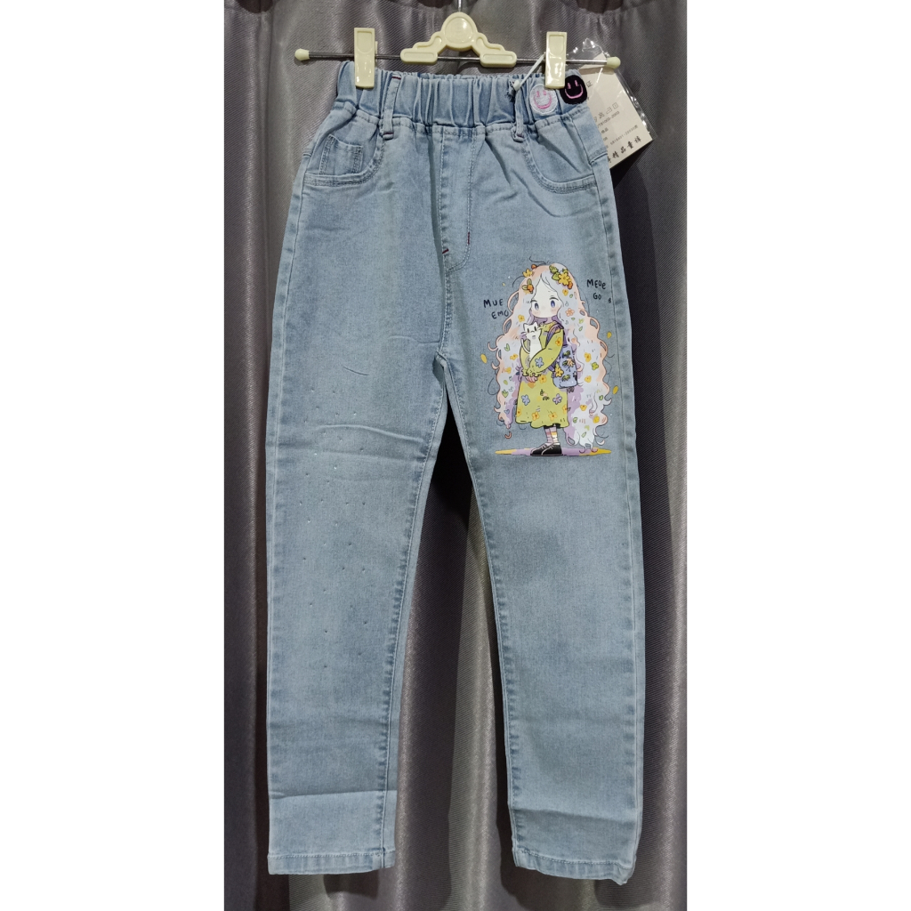 jeans pencil import anak cewek usia 9-15 tahun / jeans import  jumbo anak cewek / jeans fashion impo