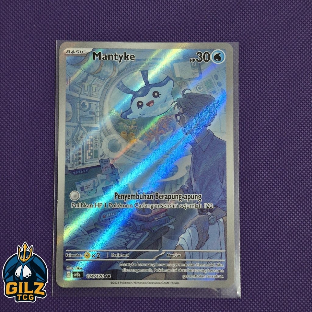 Kartu Pokemon Mantyke AR 174/170