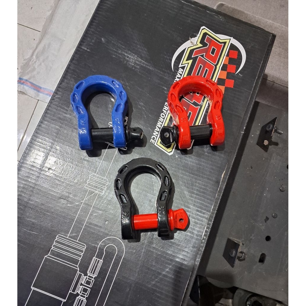 Shackle sakle model WARN 3/4 winch offroad 8 Ton