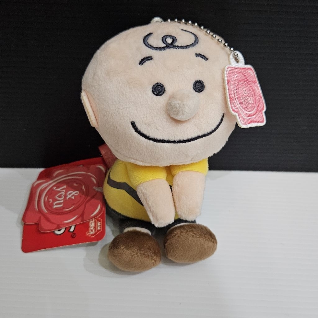 Snoopy Peanuts Plushie Charm Ganci Gantungan Tas Snoopy Peanuts Preloved koleksi pribadi Ready