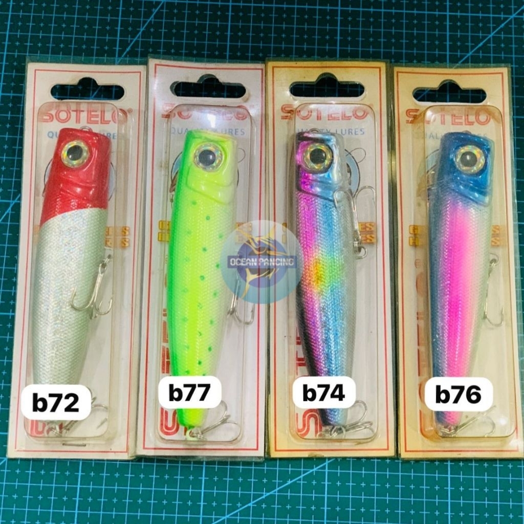 UMPAN SOTELO POPPER PT-130mm-36g (13cm) COL-B72 COL-B74 COL-B76 COL-B77