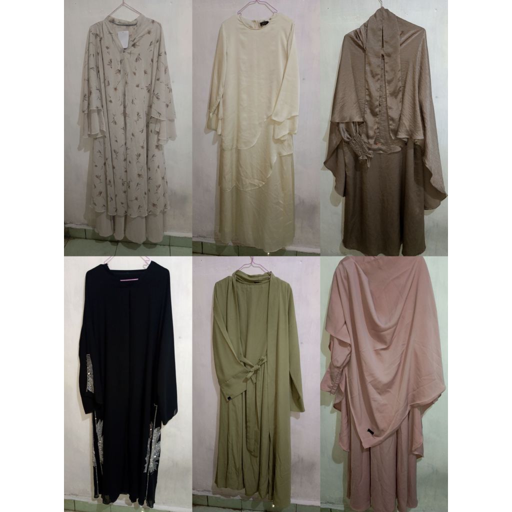preloved abaya dan gamis set fk