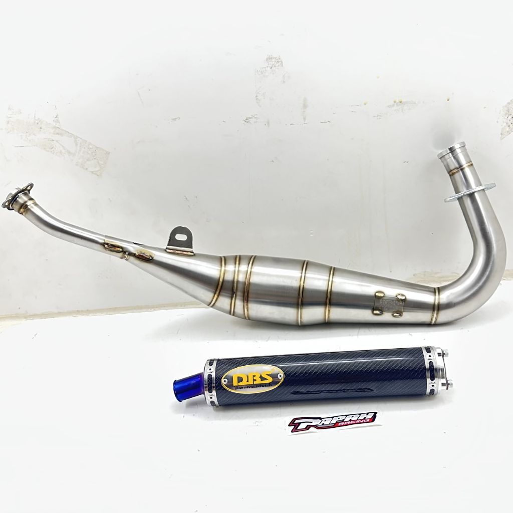 KNALPOT RXKING DBS STAINLES SELENSER CARBON DBS