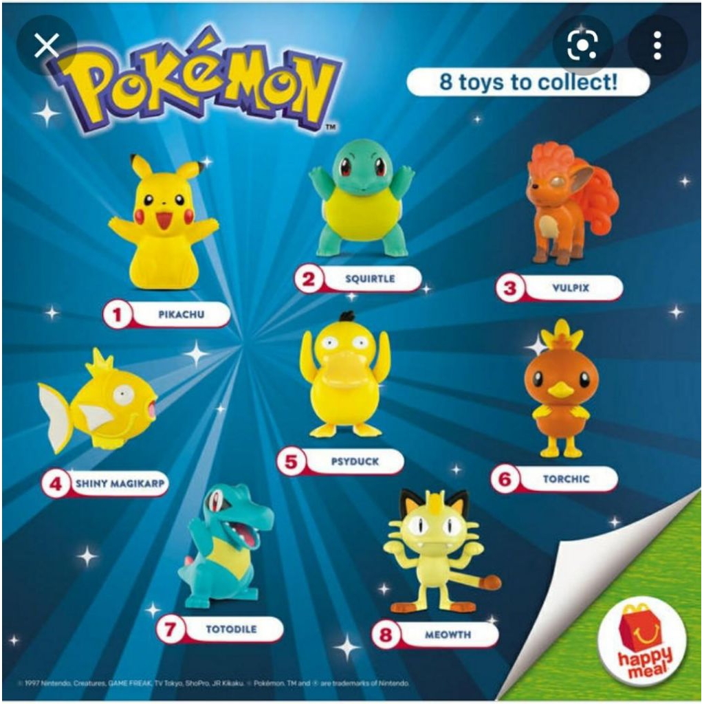 Happy Meal Pokemon 2018