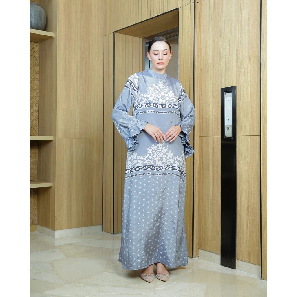 Batik Huza Gamis Batik Dress Batik Gamis Esyana