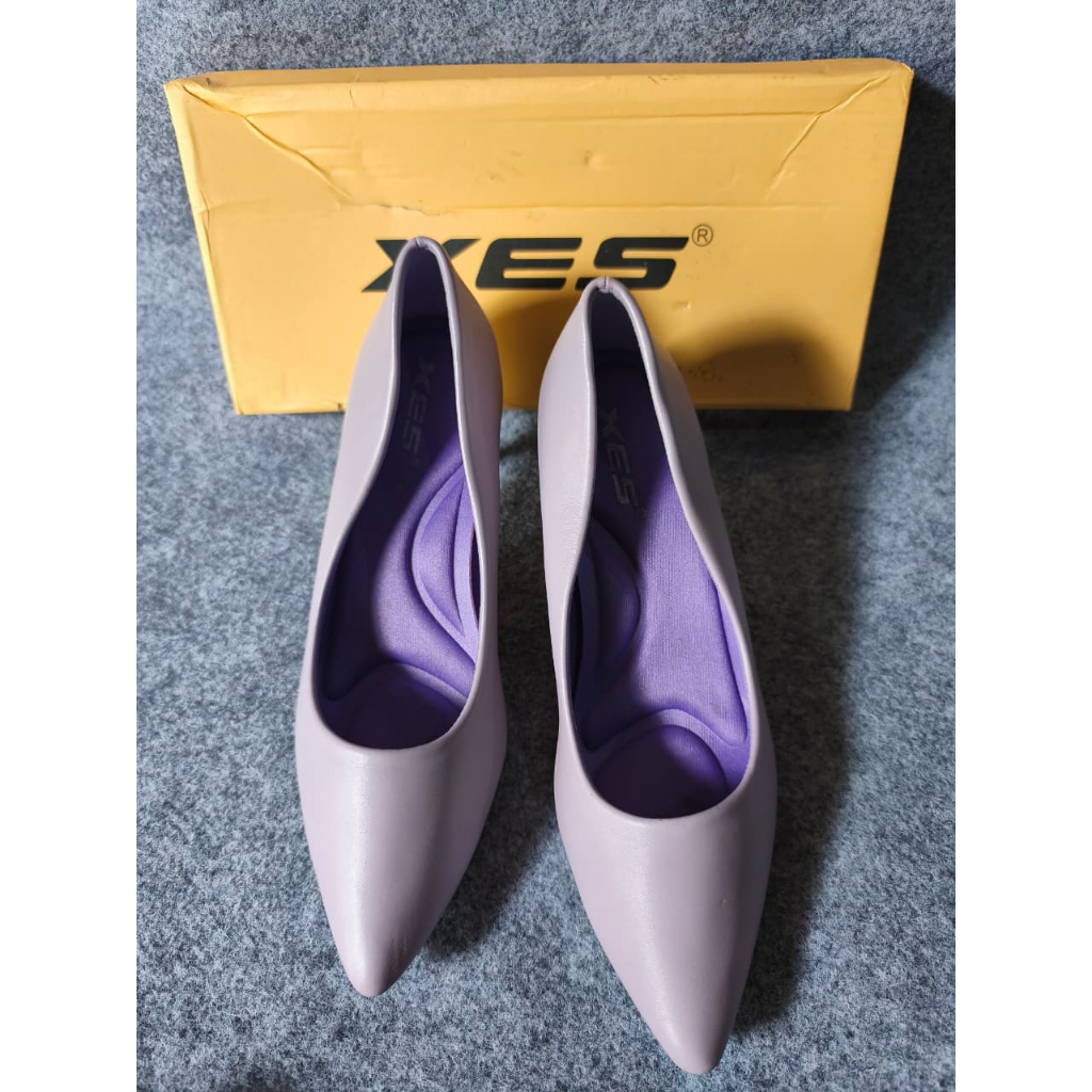 Preloved High Heels XES Sepatu Wanita Purple