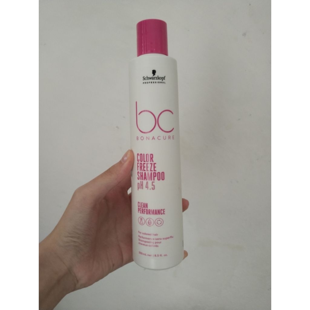 baru Schwarzkopf bonacure color freeze shampoo