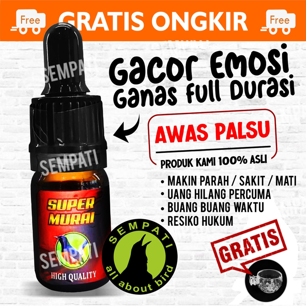 SEMPATI Super Murai High Quality Vitamin Gacor Penggacor Burung Murai Batu Obat Gacor Spesial Burung