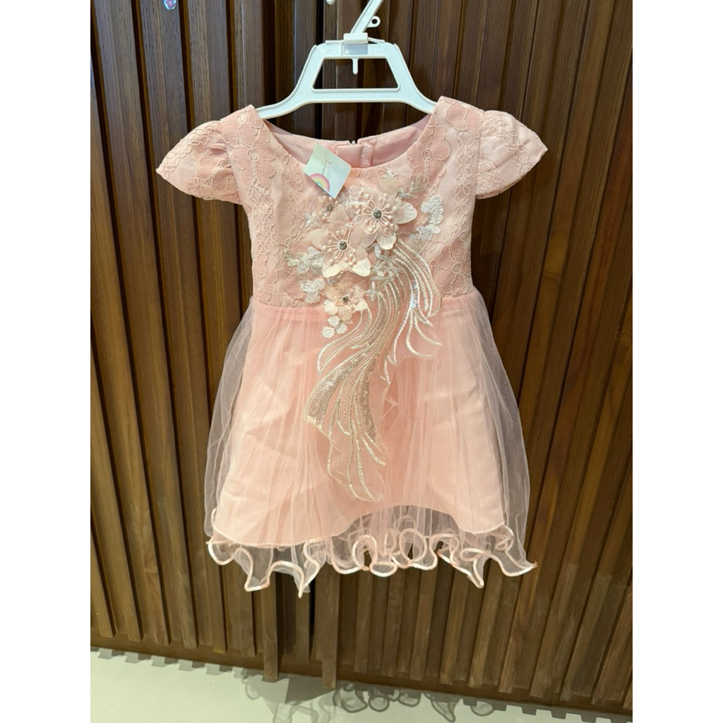 baju dress anak perempuan tile