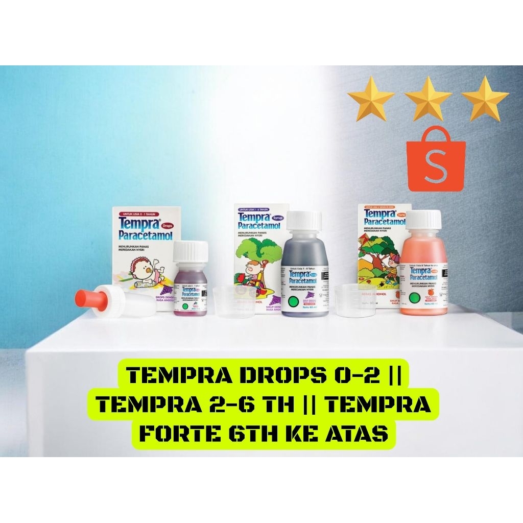 TEMPRA DROPS || TEMPRA SIRUP 60ML || TEMPRA FORTE