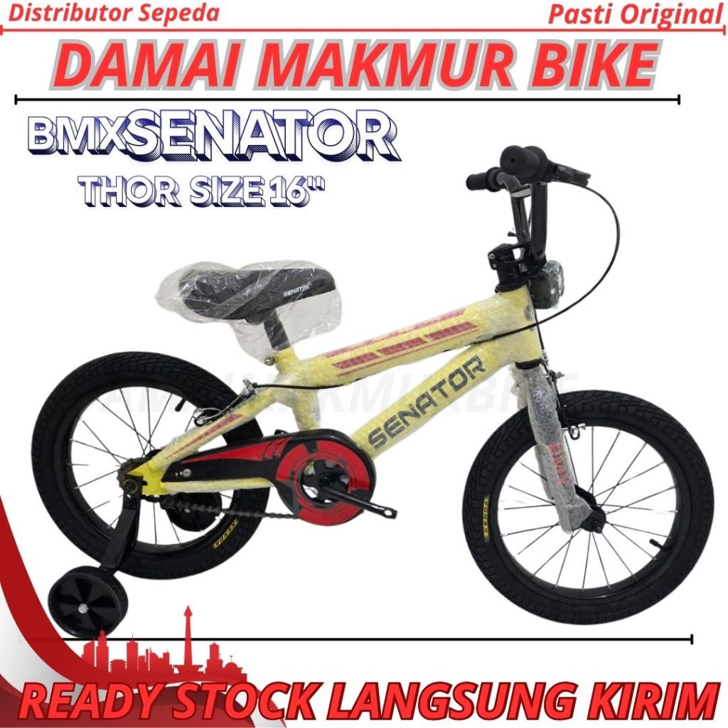 Sepeda Anak 12 16 18 Bmx SENATOR THOR SLAMMER 2026