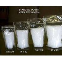 [Isi 50 Pcs] Standing Pouch Bening Seal Lebar | Double Seal STP | Plastik Ziplock/ Plastik Klip Berd